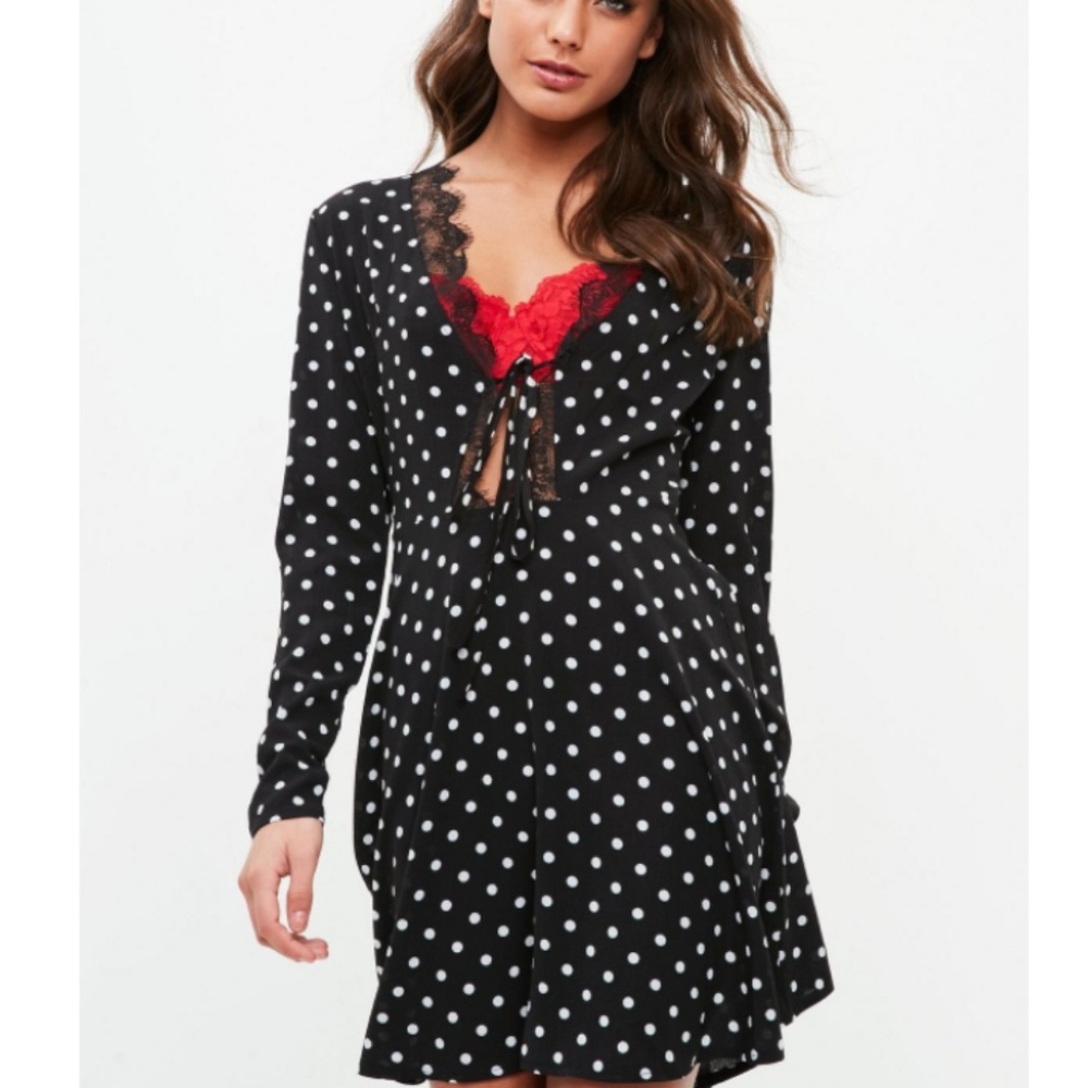 NWOT Missguided tea dress